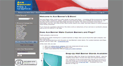 Desktop Screenshot of acebannershop.com